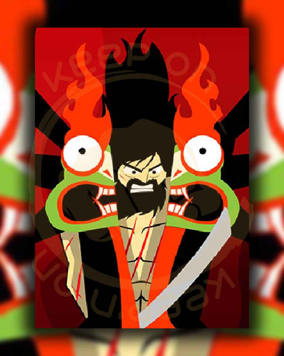 The Samurai vs The Demon