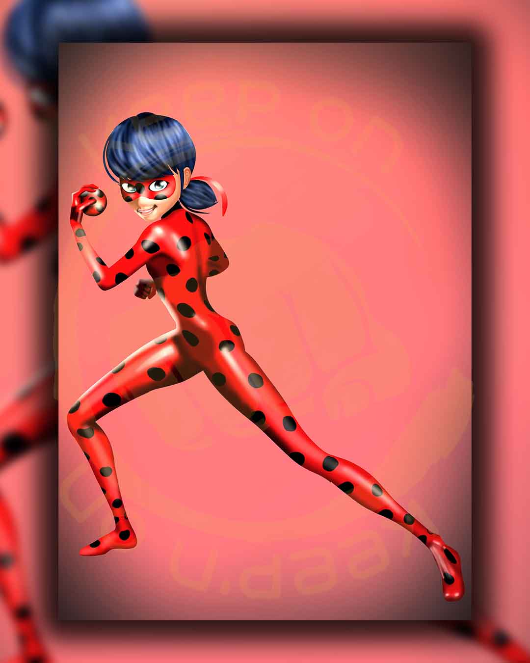 Lady Bug Cosplayer